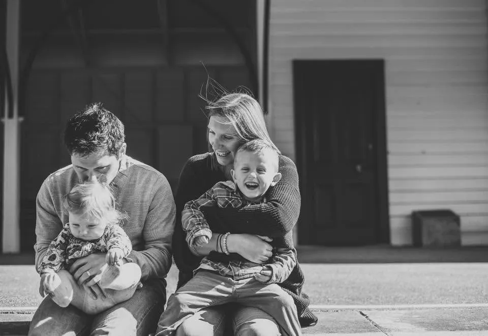 Family photograph by Amy Parkes